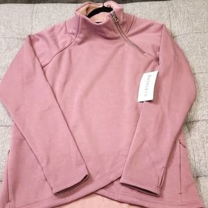 Athleta cozy karma asym pullover size large brand new with tags